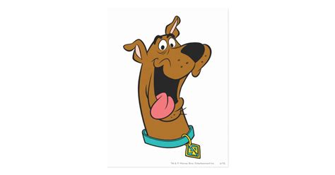 Scooby Doo Tongue Out Postcard