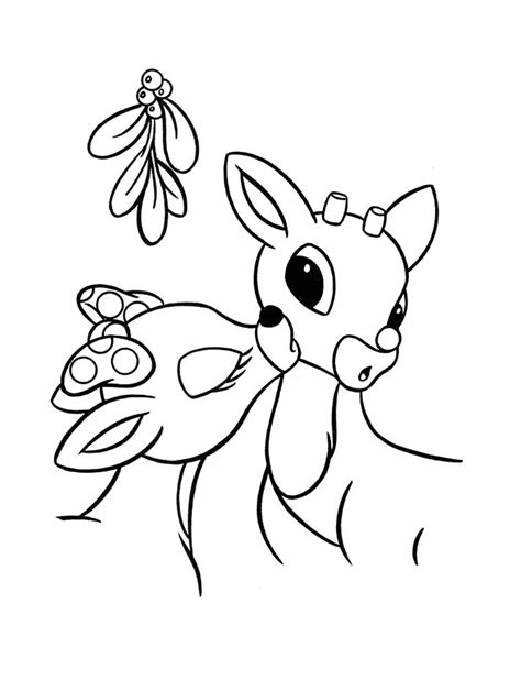 Free Printable Rudolph Coloring Pages For Kids