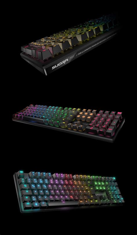 Buy Roccat Suora Fx Rgb Mechanical Gaming Keyboard Cherry Blue Roc 12