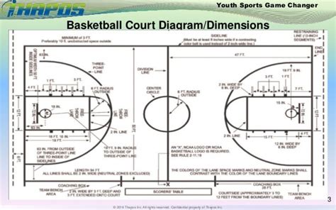 Dimensions Of An Nba Basketball Court