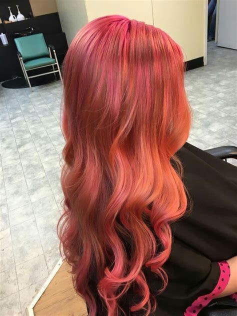 My Hair Pink And Coral Hair Mermaid Hair Unicorn Tribe Hair Coral