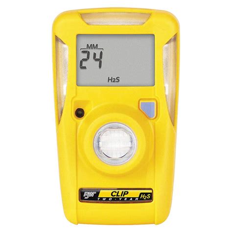 Just turn on the device and it runs continuously — no need for calibration, sensor replacement, battery replacement, or battery charging. 3 Pack BW Technologies BWC2-H BW Clip Single Gas H2S ...