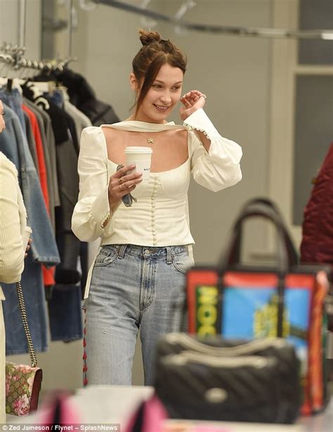 Bella Hadid Looks Casually Glam While Shopping In London Daily Mail