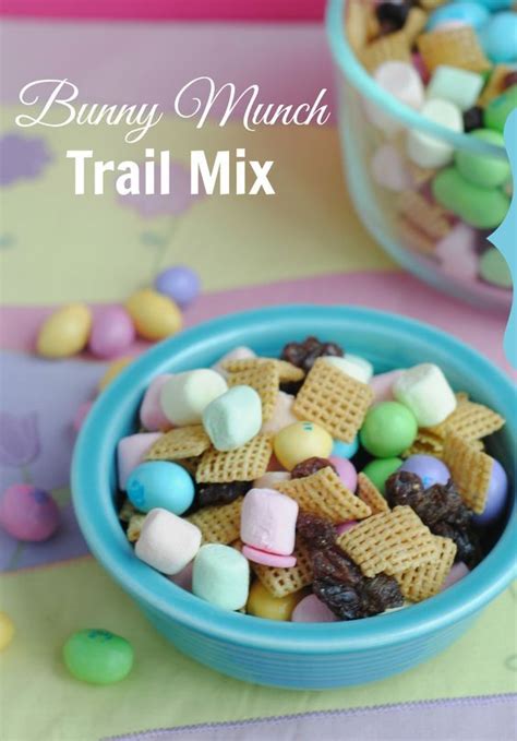 bunny munch trail mix preschool easter party easter snacks preschool snacks easter treats