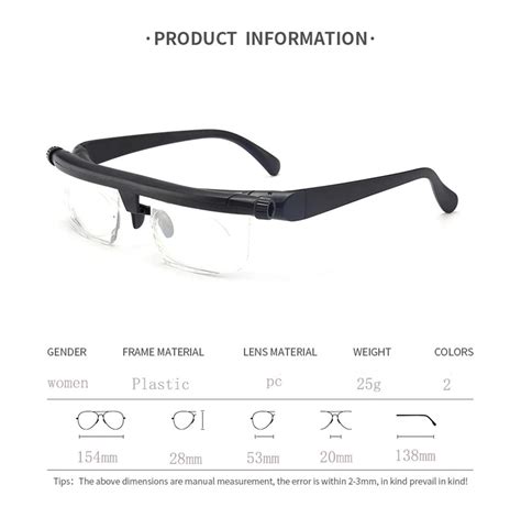 Adjustable Lens Eyeglasses Variable Focus Distance Glasses Living