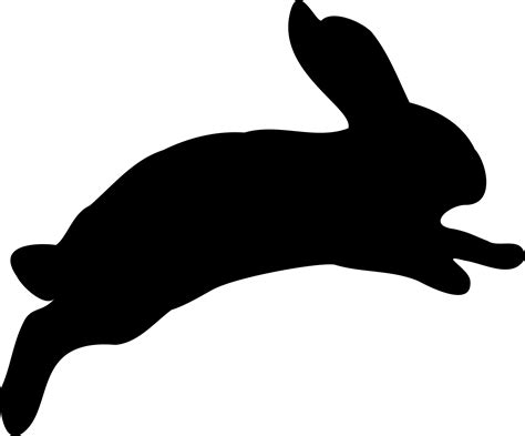 Rabbit Silhouette At Getdrawings Free Download