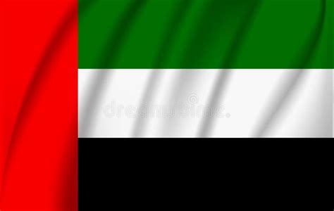 Bandera De Los Emiratos Árabes Unidos Stock De Ilustración
