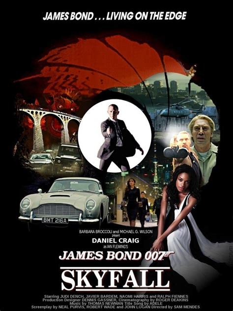 Skyfall James Bond Movie Posters Old Movie Posters James Bond Movies