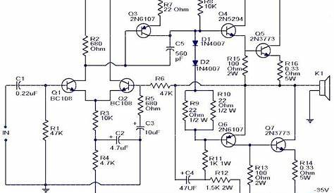 Car 12v Mosfet Amplifier Circuit Diagram - nerv