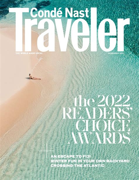 Condé Nast Traveler 35th Annual 2022 Readers Choice Awards Hidden