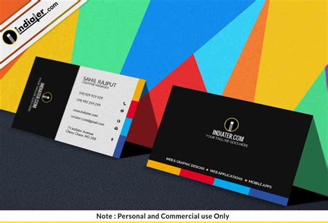 Free Creative Marketing Business Card Psd Template Indiater