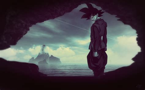 Cool Goku Black Desktop Wallpaper 4k Images