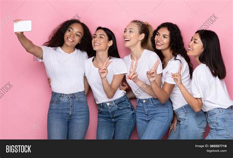 Diverse Female Group Image Photo Free Trial Bigstock