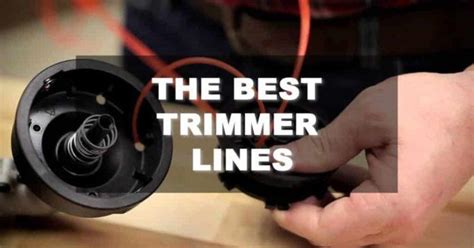 Here are the top 5 best trimmer lines for your lawn mowing needs