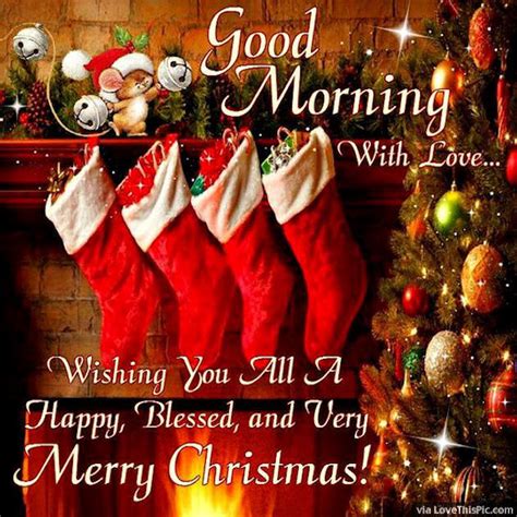 Good Morning Merry Christmas With Love Pictures Photos And Images For
