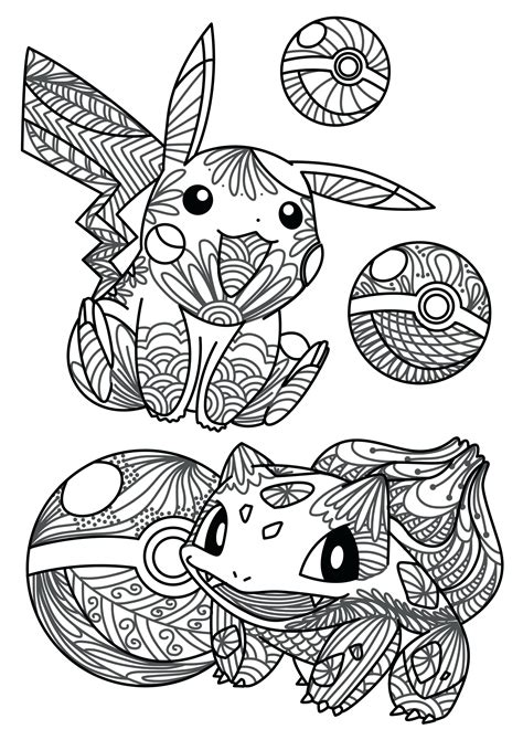 Download Coloring Pages Pokemon Cute Background Colorist