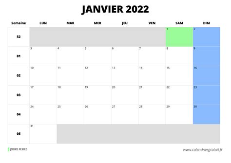 Vous pouvez imprimer ou télécharger les numéros de semaine de 2022 sous forme de fichier excel, csv et pdf. calendrier janvier 2022 à imprimer