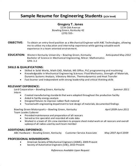 Mechanical design engineer resume examples. Mechanical Engineer Resume Sample Inspiring Sample ...