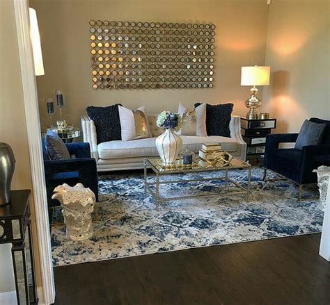 Pinterestluxurylife004 Formal Living Room Decor Blue And Gold