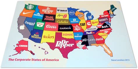 The Corporate States Of America Poster — Steve Lovelace