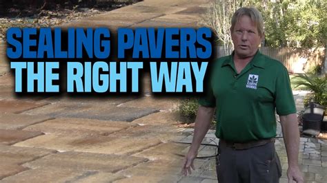 It doesn't hurt the pavers to have a fresh coat of sealant two years after first applying a sealant if the fade is obvious. How to seal outdoor pavers | Earth Works Jax - YouTube