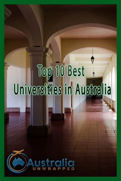 Top 10 Best Universities In Australia