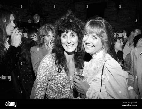 Cher And Teri Garr Gregg Allman Seen Smoking A Cigarette Circa 1982