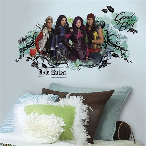 New Disney Descendants Giant Wall Decals Large Stickers Kids And Teens