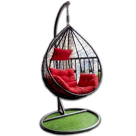 Cite Jhula Metal Egg Swing For Balcony Single Seater Hanging Swing