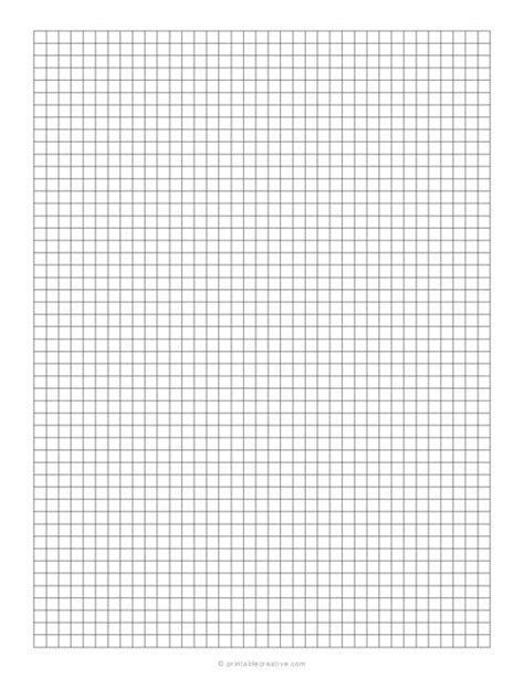 15 Inch Grid Plain Graph Paper Printable Graph Paper Printable