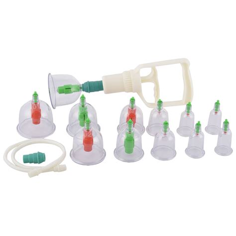 Buy 12 Cup Vacuum Hijama Cupping Set Online ₹499 From Shopclues