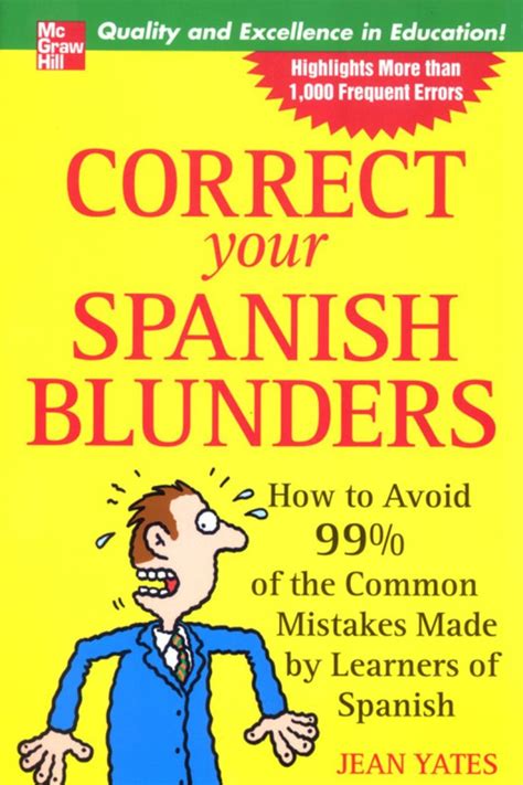 Correct Your Spanish Blunders 1st Edition Ebook In 2021 Learning Spanish How To Speak