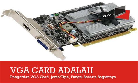 Pengertian Vga Card Jenistipe Fungsi Beserta Bagiannya