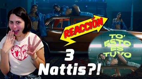 Reacci N A Natti Natasha To Esto Es Tuyo Official Video Youtube
