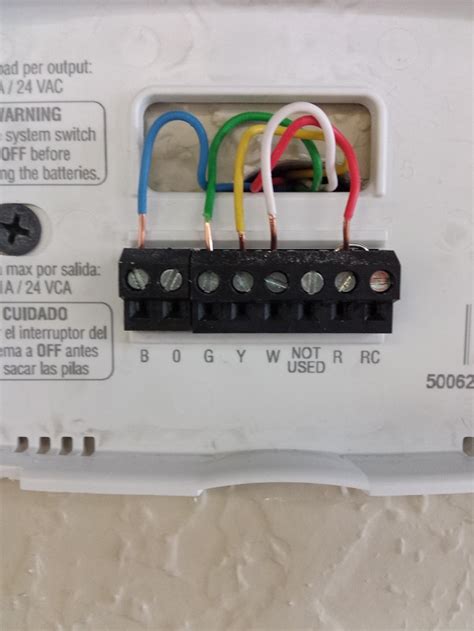 thermostat furnace wiring diagram, honeywell thermostat wiring   picture