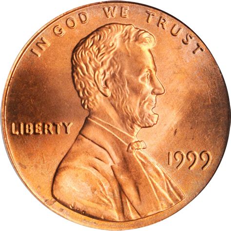 Value Of 1999 Lincoln Cents We Appraise Modern Coins