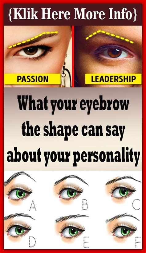 What Your Eyebrow Shape Can Say About Your Personality My Health In 2021 Eyebrow Shape