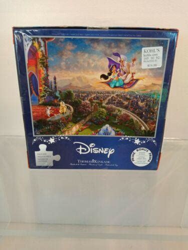 Thomas Kinkade Disney Aladdin Jasmine 300 Oversized Pieces Jigsaw