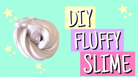 diy fluffy slime no borax youtube