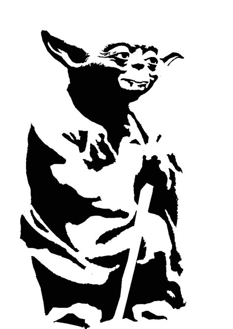 Download 77 ship black and white cliparts for free. Collection of Yoda PNG Black And White. | PlusPNG