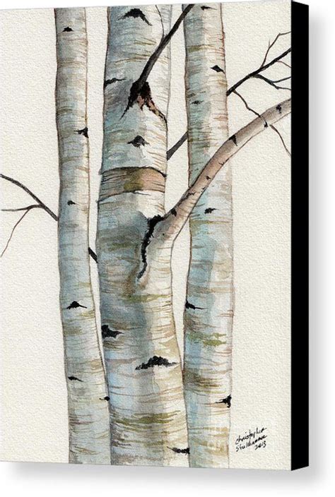 Three Birch Trees Canvas Print Canvas Art By Christopher Shellhammer