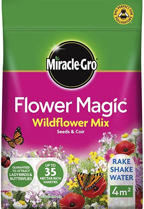 Miracle Gro Flower Magic Wildflower Mix Bag Downham Garden Centre