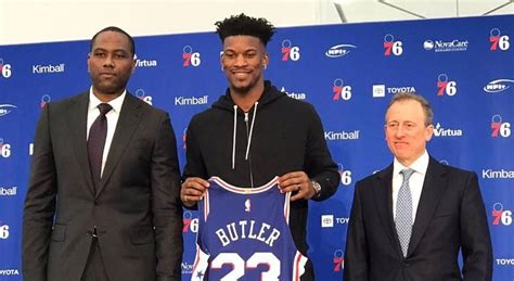 Philadelphia 76ers Introduce Jimmy Butler See Finals Odds Improve