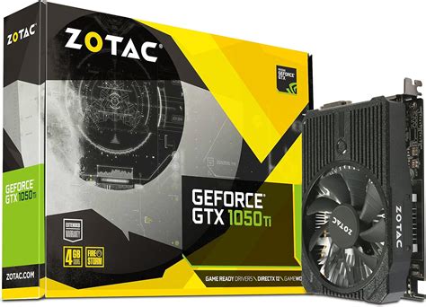 Zotac Geforce Gtx 1050 Ti Mini Geforce Gtx 1050 Ti 4gb Gddr5 Tarjeta