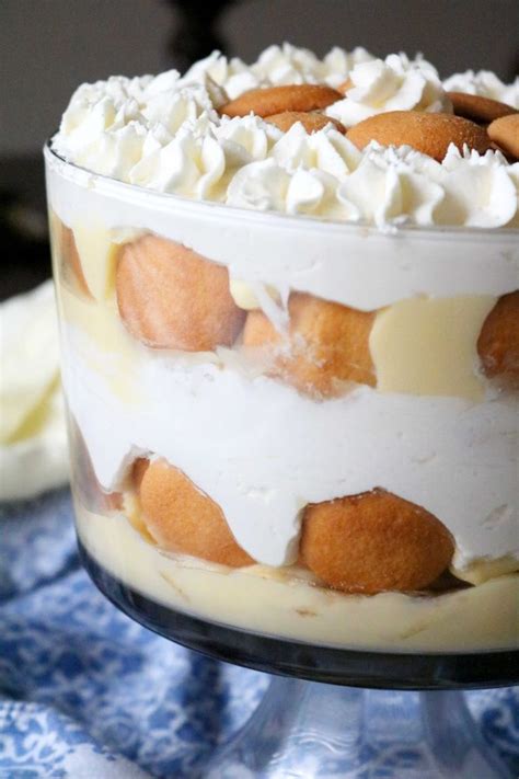 We made tart shells with pretzels, filled with this pudding, and topped it off with. Layered Banana Pudding Trifle | Recipe | Banana pudding, Banana pudding recipes, Dessert recipes