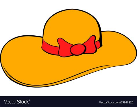 Women Hat Icon Cartoon Royalty Free Vector Image