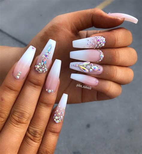 Gel Nail Designs With Gems 31 Unique And Different Design Ideas