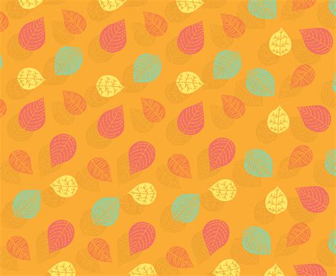 Fall Leaves Orange Background Vector Art And Graphics