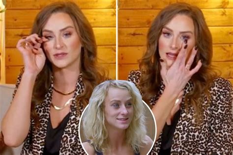 Teen Mom Leah Messer Breaks Down In Tears Claiming Shes Completely
