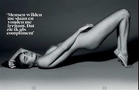 Kim Feenstra Uit De Kleren Voor JFK Magazine